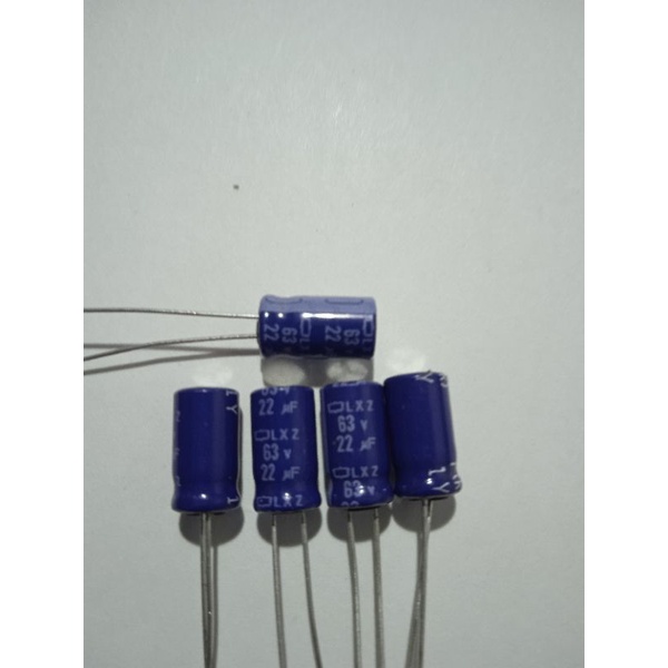 Elco 22uf 63v kondensator elektrolit elko kapasitor 22 uf 63 v