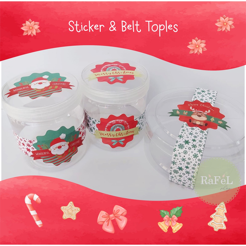 

Sticker Natal Hiasan Toples isi 25 Pcs