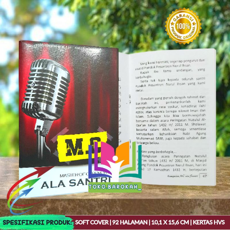 Buku MC ALA SANTRI Buku Pedoman MC Ala Santri Pedoman Belajar MC Pidato