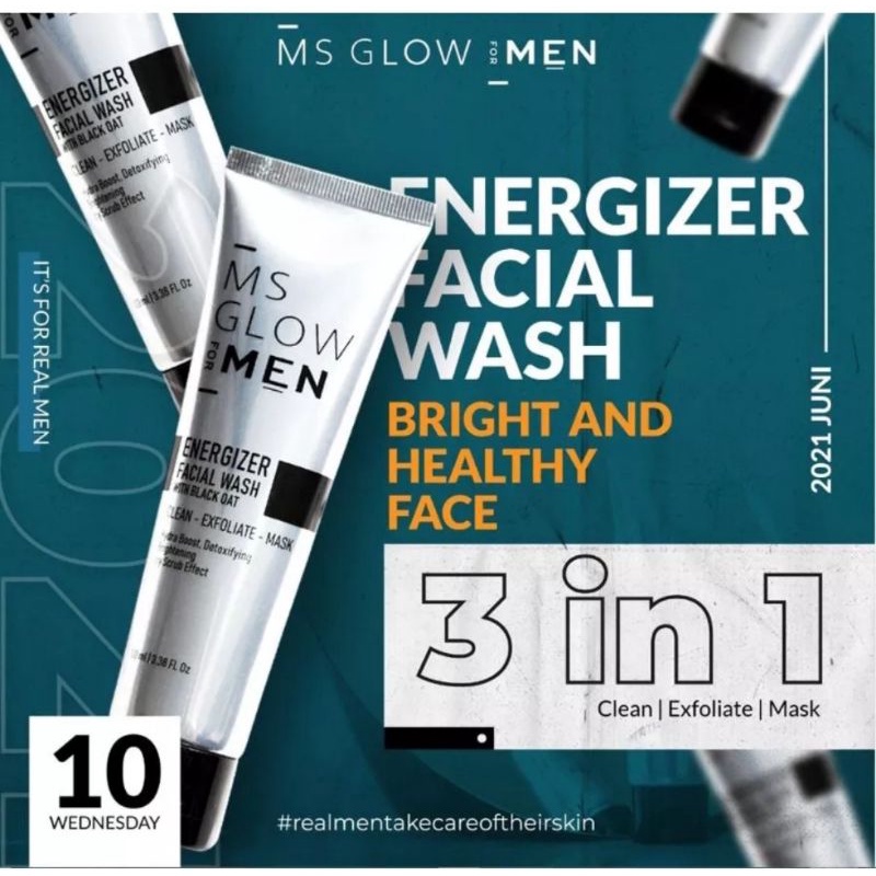 MS Glow Men Facial Wash Men 100g