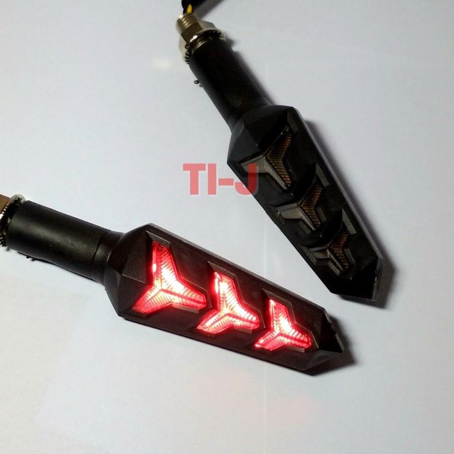 SALELampu Sen Riting Sein Running Vario New 125-150, Cb150 Universal warna merah-biru|KD3