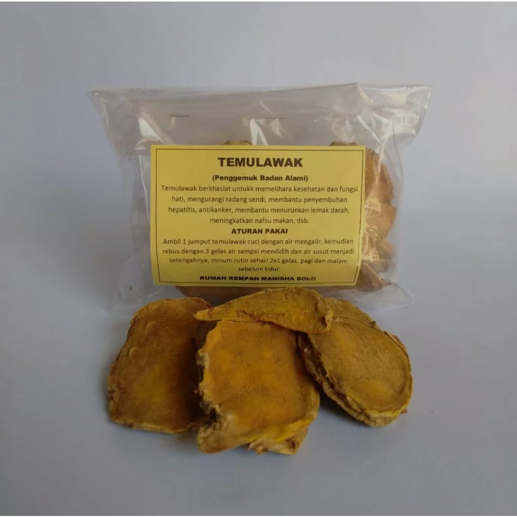 

TEMULAWAK KERING MINUMAN HERBAL ALAMI TAMPA EFEK SAMPING