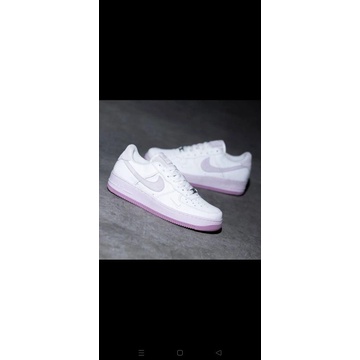 NIKE AF 1 GS White Pink Original