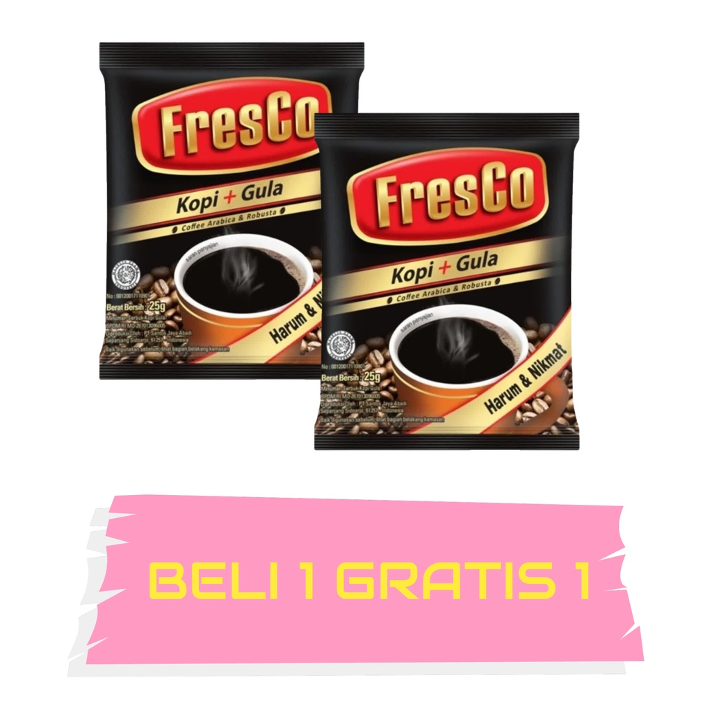 

MURAH LEBAY...!!!! FRESCO KOPI GULA BELI 1 GRATIS 1