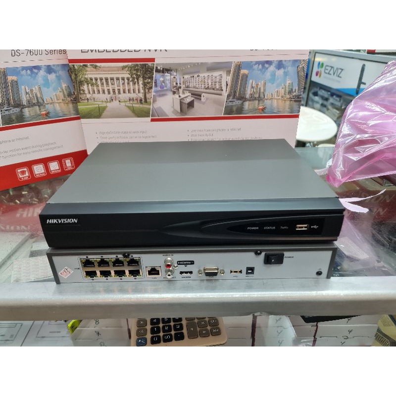 PAKET IP CAMERA CCTV HIKVISION 8CH POE 5CAMERA IP 2MP HIK-VISION+2TB HDD KOMPLIT SIAP PASANG