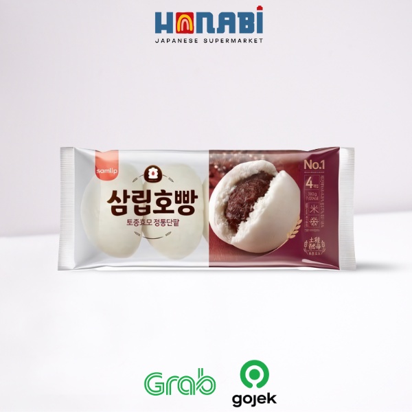 

Samlip Hopang Redbean Steamed Bun 3pcs - Bakpau Roti Isi Kacang Merah Made In Korea