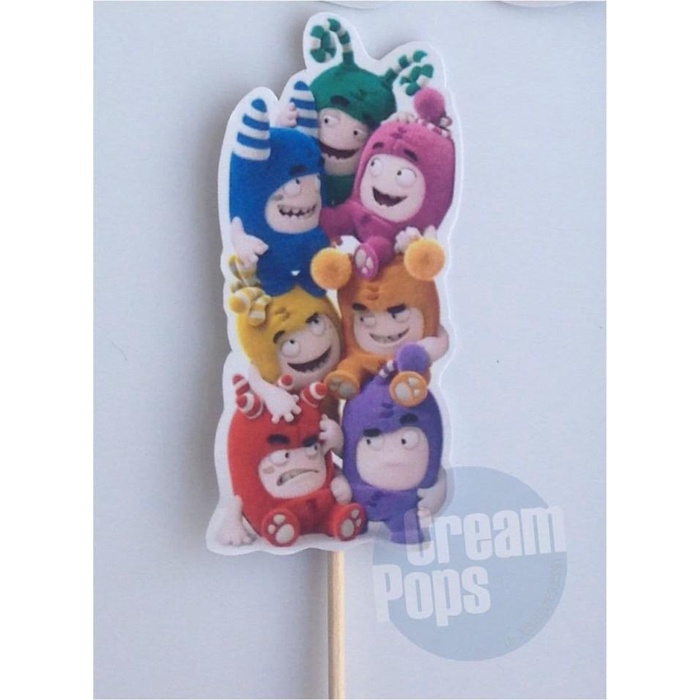 Oddbods Cake Topper Hiasan Kue ulang tahun