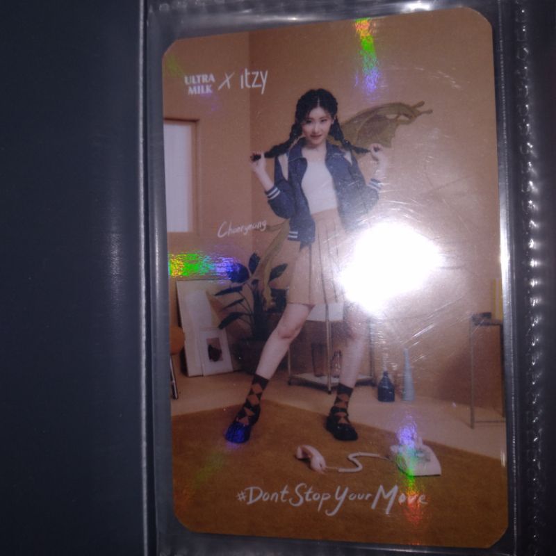 photocard chaeryeong itzy ultra milk