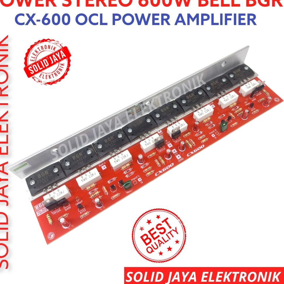 Super Sale POWER STEREO 600W OCL CX600 AMPLIFIER AMPLI SOUND 600 WATT W OCL POWER AMPLIFIER SANKEN 2 CX 600 CX-600 BELL BGR L9L