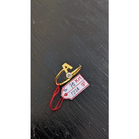 Cincin Emas Huruf 700karat cincin Abjad emas 70%