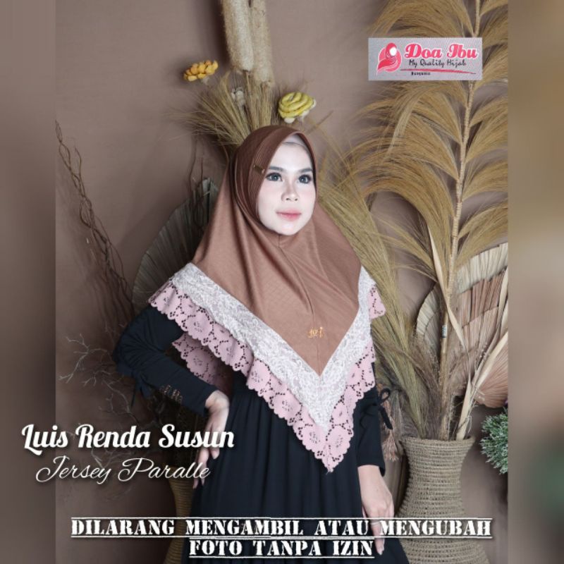 HIJAB INSTAN RENDA SUSUN | ORI BY DOI