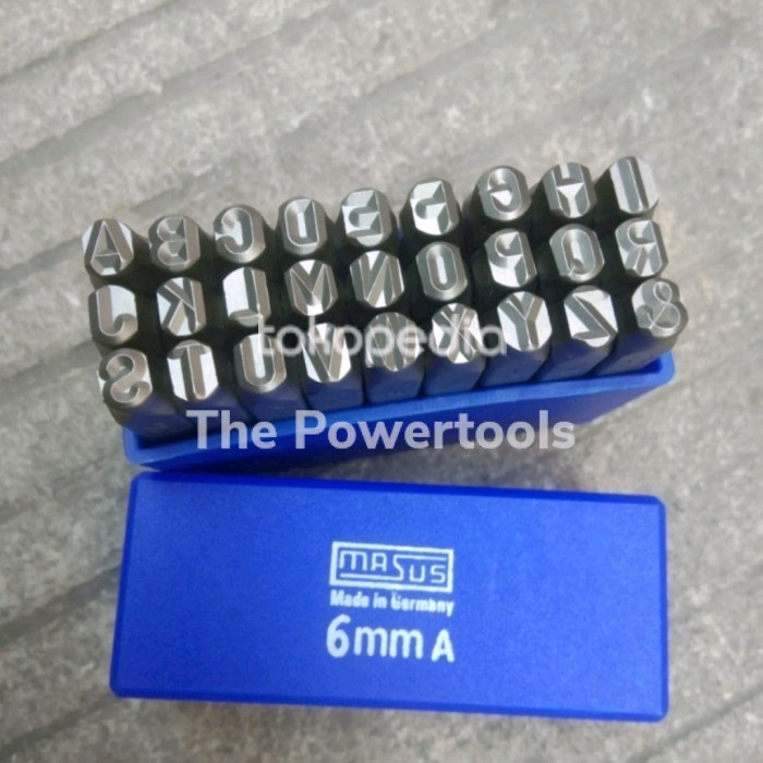 

Murah Stamp Punch 6Mm A-Z Letter / Huruf Ketok A-Z Merk Masus Germany Berkualitas