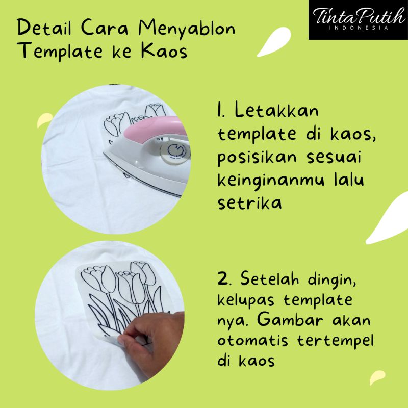 DIY T-Shirt Painting Kit / Paket Melukis Kaos / Kaos Lukis / Kado Souvenir ulang tahun