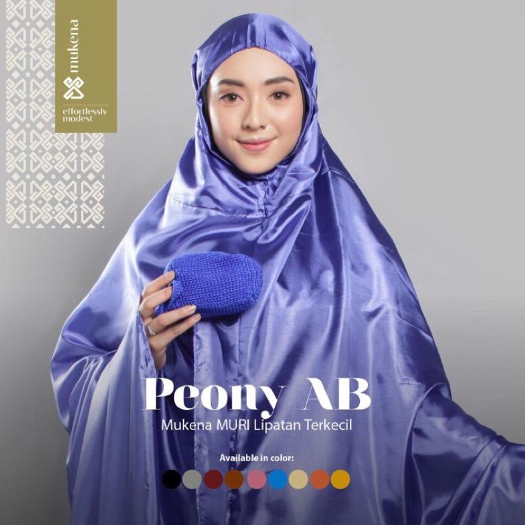 "RDD.18Oc22l" MUKENA MURI PEONY CASE RAJUT MUKENA TRAVELING MINI MUKENA TRAVEL KECIL DEWASA SIZE JUM