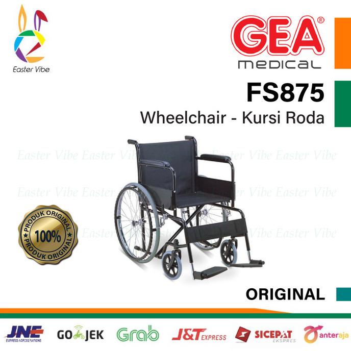 Kursi Roda GEA FS 875 - Wheelchair FS875 - Kursi Roda Standar