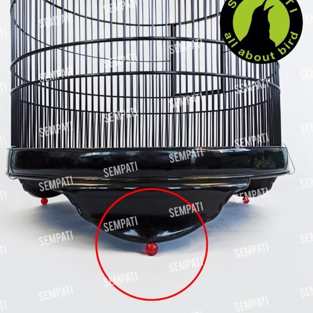 PION SANGKAR BURUNG FIBER ANIS/MURAI PUTIH ORIQ JAYA