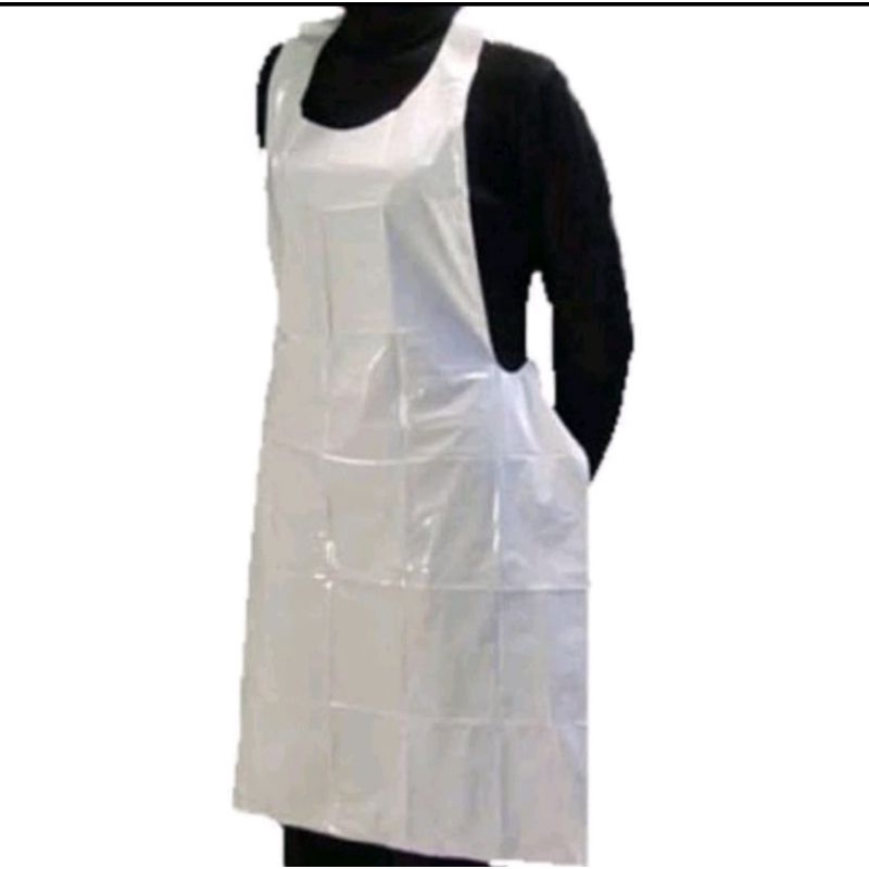 Apron Celemek Plastik Disposible Export Quality