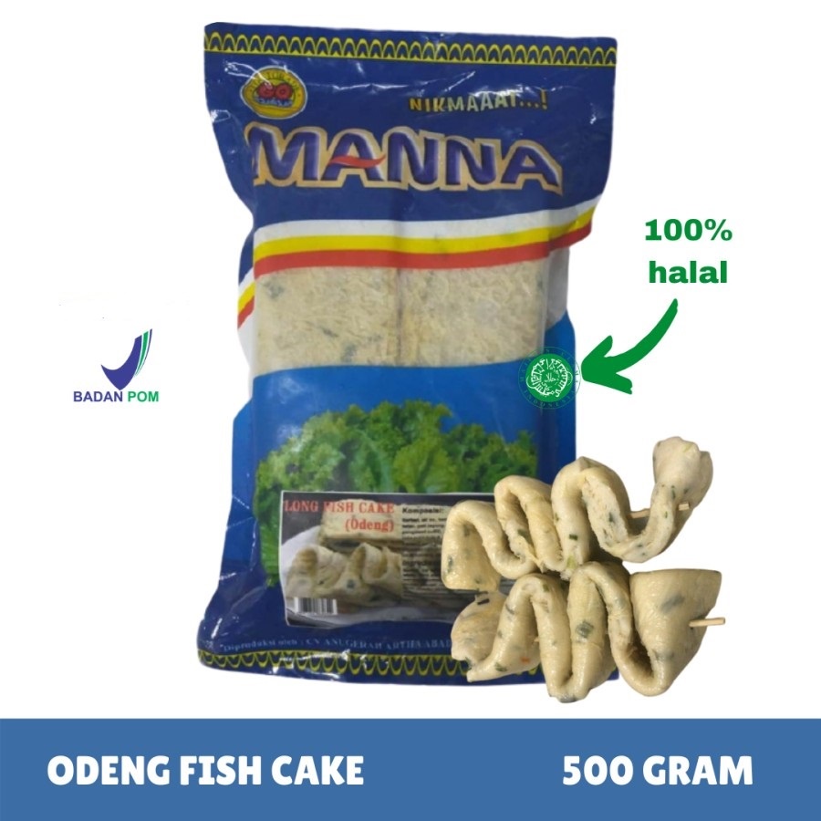 [FROZEN FOOD GOMANNA] ODENG FISH CAKE ISI 6-7 (500GR) BPOM HALAL ODENG KUE IKAN EOMUK MAKANAN KOREA