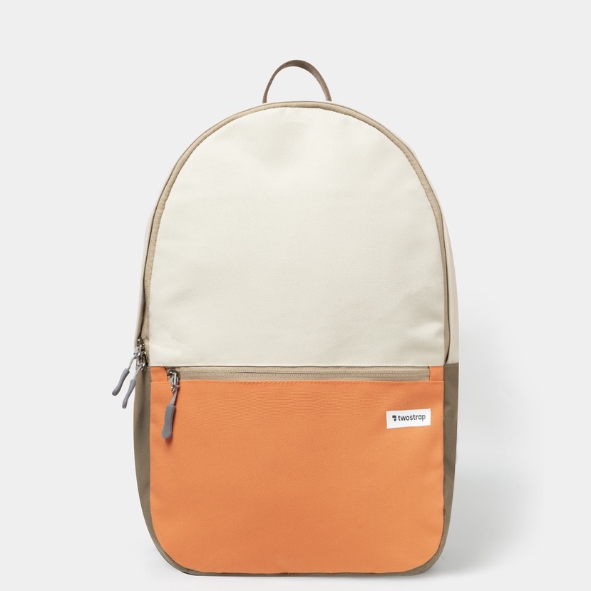 TWOSTRAP Tas Ransel Water Resistant Laptop 15.6 Inch Keperluan Backpack Sekolah dan Kuliah Wanita Pria Vecta 2.0-SunRise