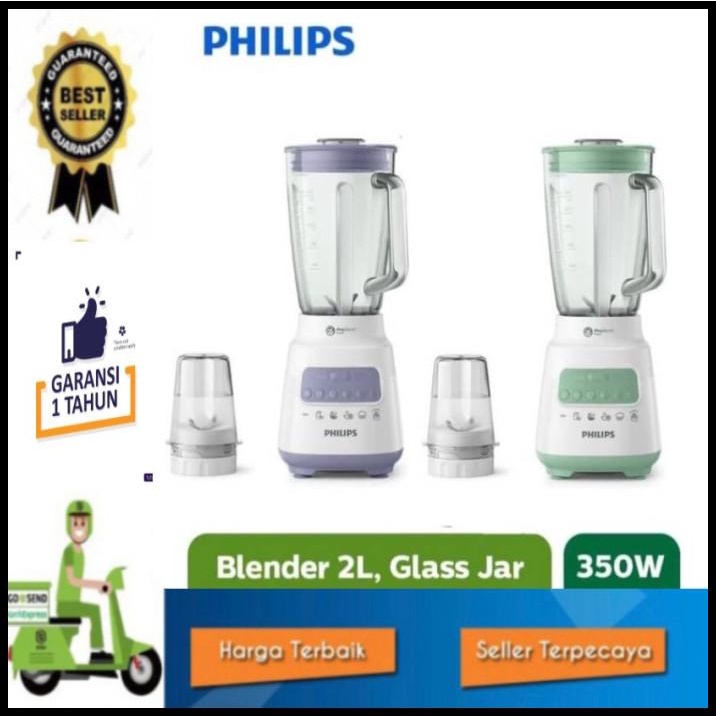 Produk Baru Blender Philips Kaca 2 L Hr2222 - Hr 2222 Garansi Resmi