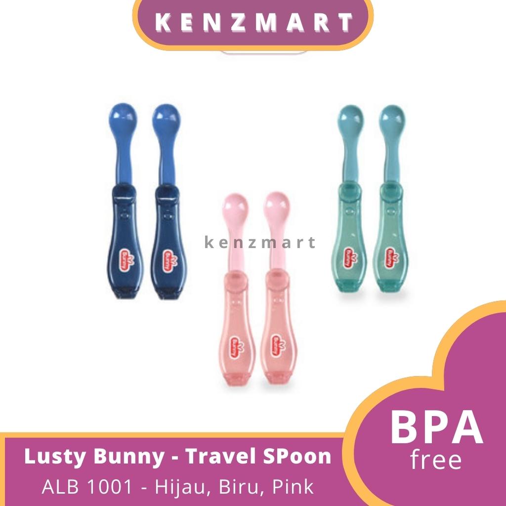 LUSTY BUNNY - TRAVEL SPOON / SENDOK MAKAN BAYI  ( ALB 1001 )