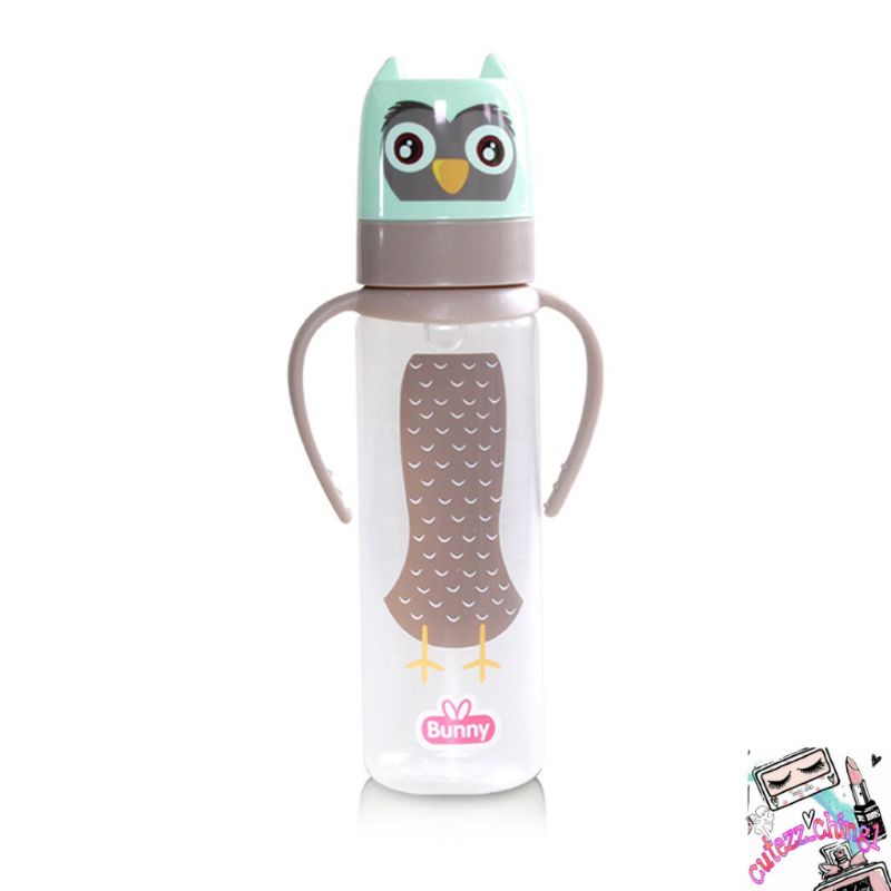 ☃Cutezz_Ching1☃Lusty Bunny Character Feeding Bottle Botol Susu With Handle DB-2414/1214