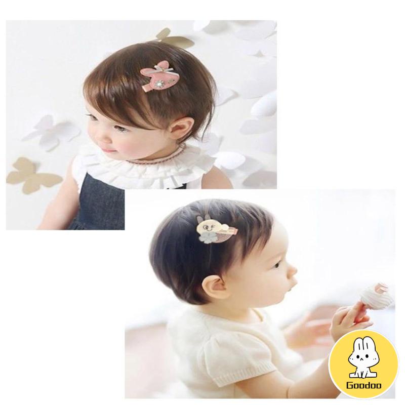 4 Pcs Set Jepit Rambut Korea Anak Korean Fashion Hair Clip Lucu Kartun Kupu-kupu Hairclip Gaya S -Doo