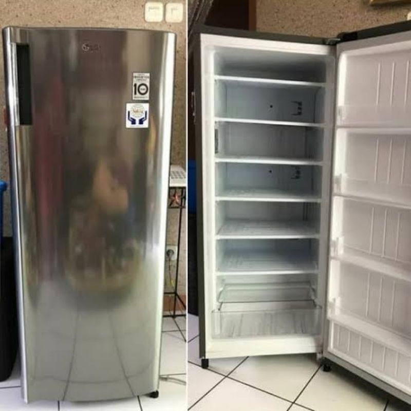KULKAS FREEZER LG 6 rak GN-INV 304 SL