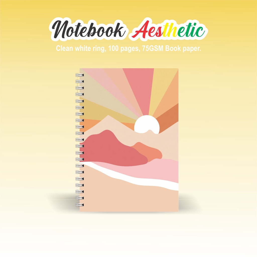 

Notebook Aesthetic BOOKPAPER GRID/KOTAK2#DOTTED/TITIK2#BLANK/POLOS#GARIS/LINE