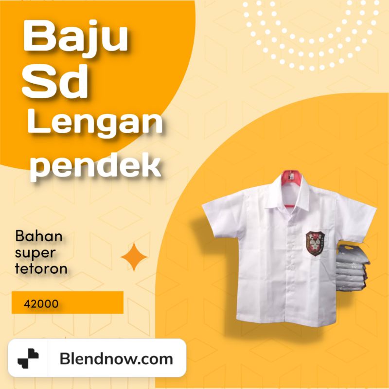 BAJUSD /BAJU SERAGAM SD/BAJU SERAGAM SD PUTIH/SERAGAM SD MURAH/SERAGAM SEKOLAHMURAH