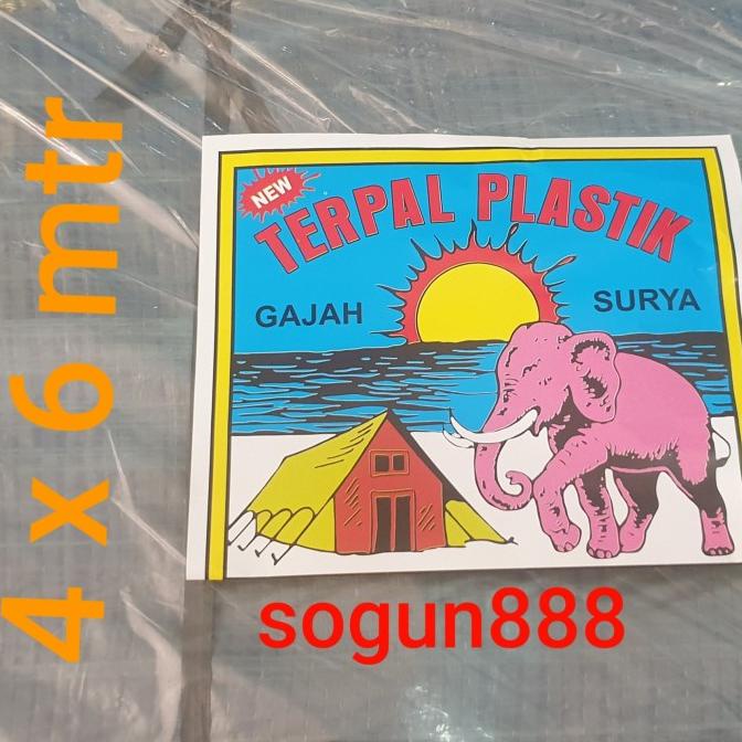 Terpal Plastik 4x6 meter. Terpal 6x4 type A3