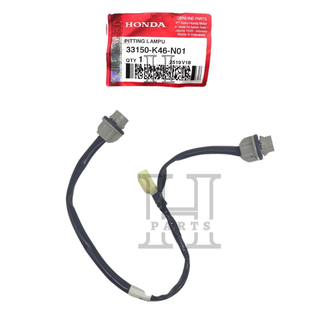 PITING PITTING LAMPU DEPAN SOCKET COMP VARIO 110 FI LED LAMA 33150-K46-N01 ASLI ORIGINAL AHM HGP HONDA