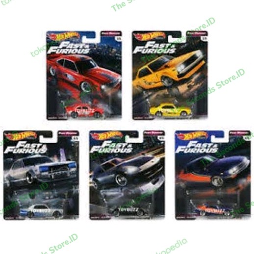 Hotwheels Premium Box Fast &amp; Furious Fast Rewind (5 Cars)