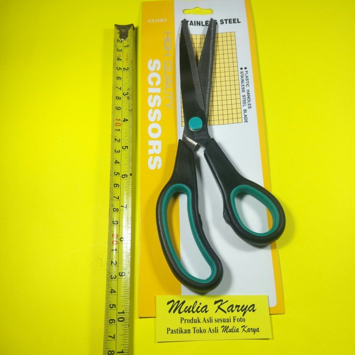 

Bagus Gunting Korea Stainless Besar 9.5 Inch 25 Cm Glory Korea Terlaris
