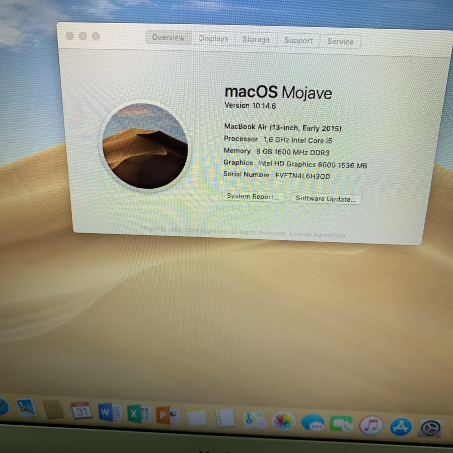 Jual Macbook Air 13-inch 2015 Second