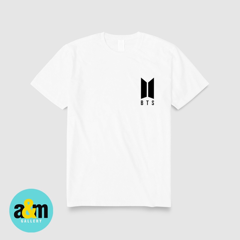 Kaos BTS Logo Bangtan Boys Kaos K-POP Unisex - A&amp;M