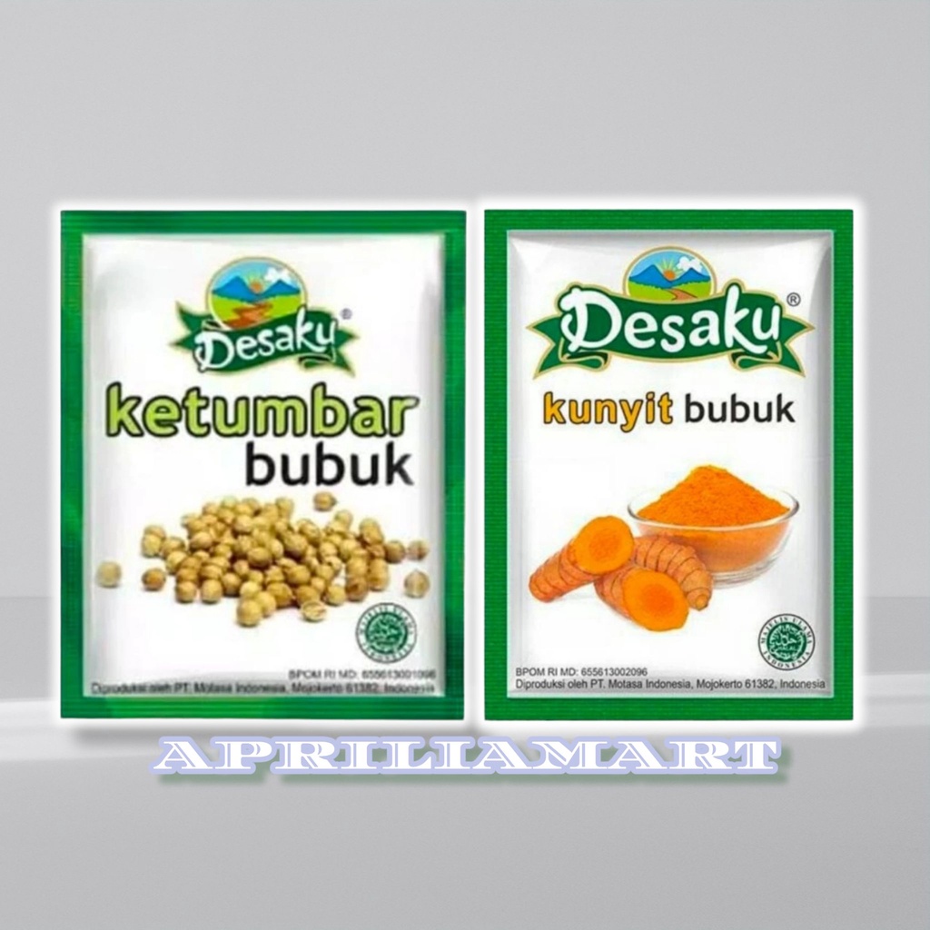 

Desaku Ketumbar Bubuk / Kunyit Sachet 7.5gr