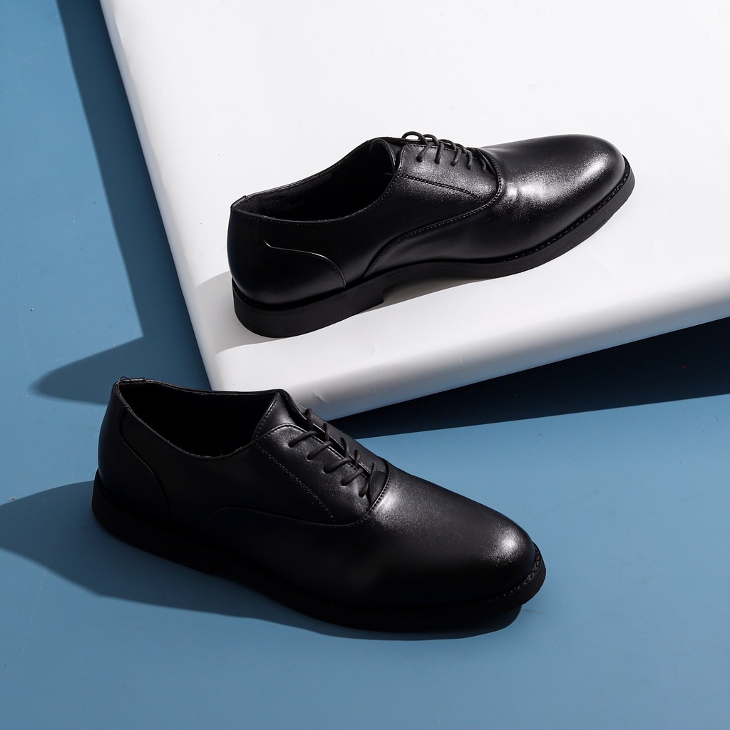 DEMBBLE BLACK |ManNeedMe x Lvnatica| Sepatu Vintage Pria | Pantofel Pria Kantor Formal Shoes ORI