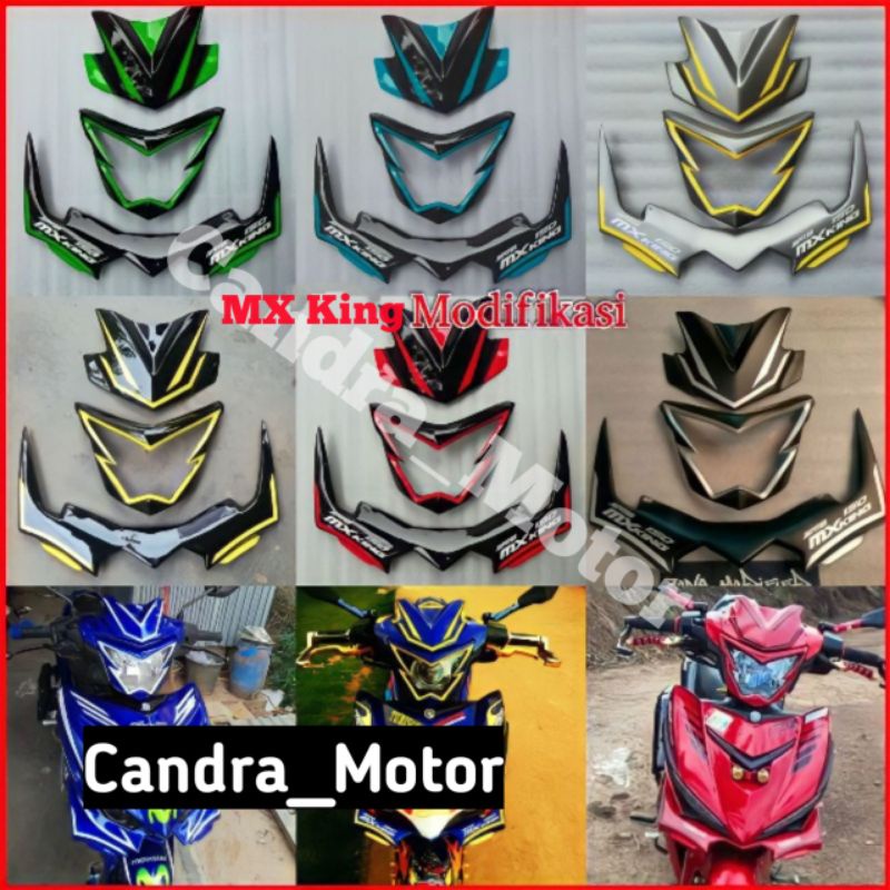 Jual Visor Cover Lampu Dan Winglet Mx King Shopee Indonesia