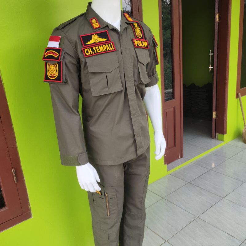 PDL POL PP/BAJU PDL SATPOL PP/LENGKAP NAMA DAN LOGO DAERAH