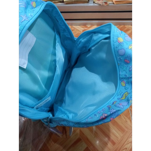 Tas Smiggle Disnep Hoodie Backpack Blue