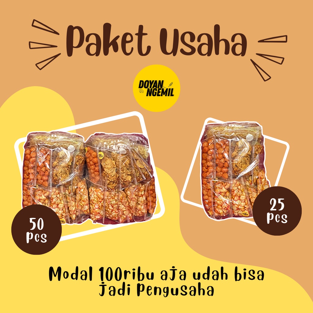 

[PAKET USAHA] Aneka Produk Doyan Ngemil