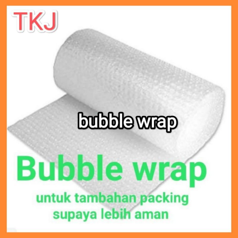 

bubble wrap tambahan packing agar aman