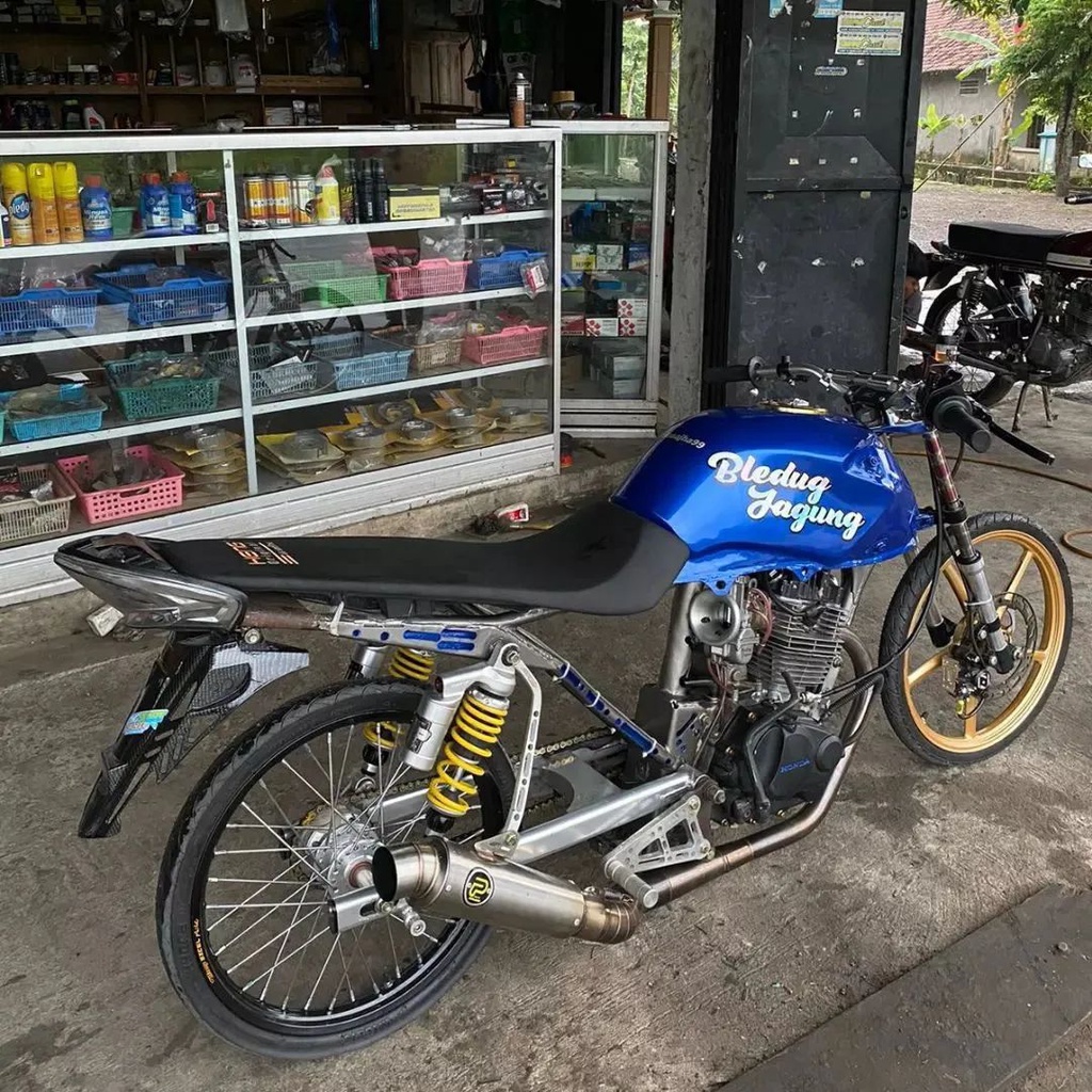 KNALPOT PEKAJAMAN HEREX 200CC 225CC 250CC BASS ULEM BASS KERAS BONUS PANGKON C & STIKER LEMBARAN