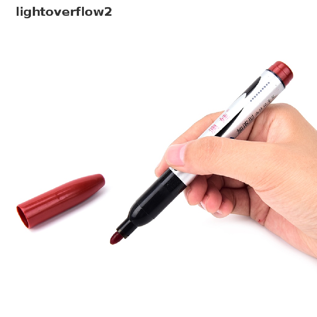 (lightoverflow2) 1pc Spidol Tinta Minyak Ekstra Halus Untuk Perlengkapan Sekolah (ID)