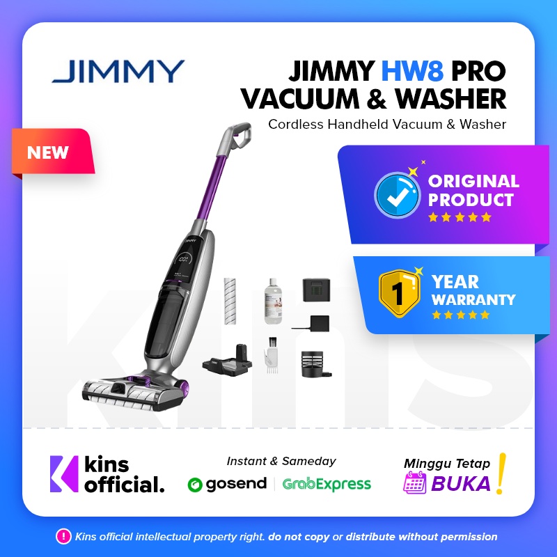 JIMMY HW8 Pro Cordless Wet Dry Handheld Vacuum Cleaner Floor Washer