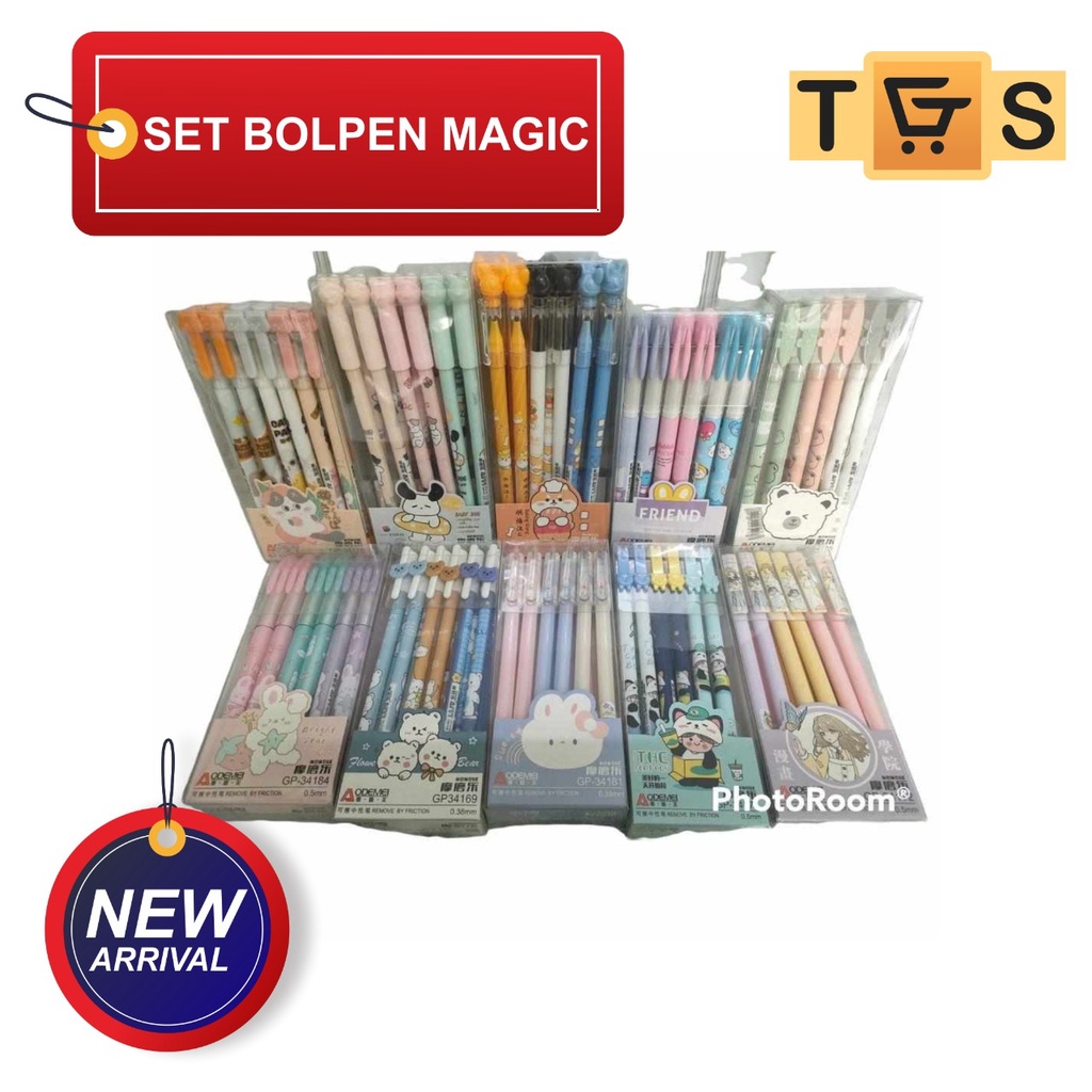 

[200gr] T710 | PEN KARAKTER BISA DIHAPUS / ERASABLE PEN AODEMEI [ ISI 12 pcs]