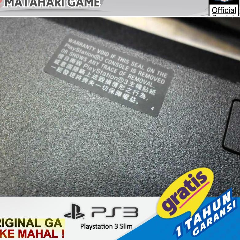 Ready GVAFD PS3 SLIM SERI 25 / SONY PLAYSTATION 3 SLIM SERI 25 ASLI SONY CFW /VOID 100 Bayar Di Temp
