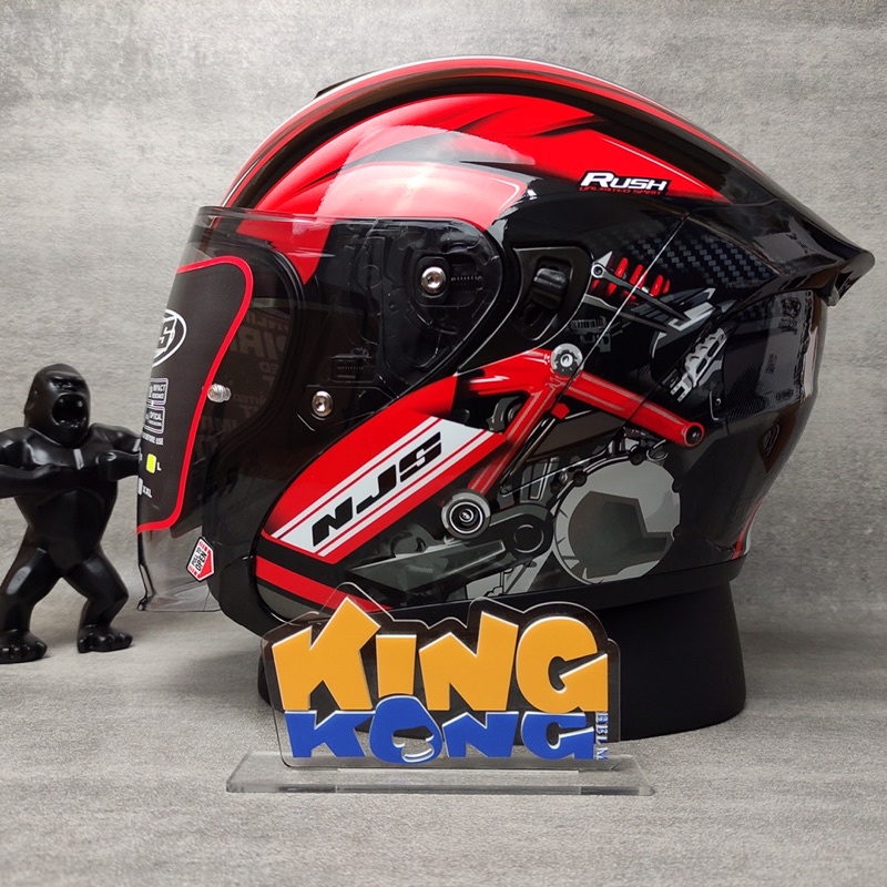Helm Half Face NJS Kairoz DV Rush