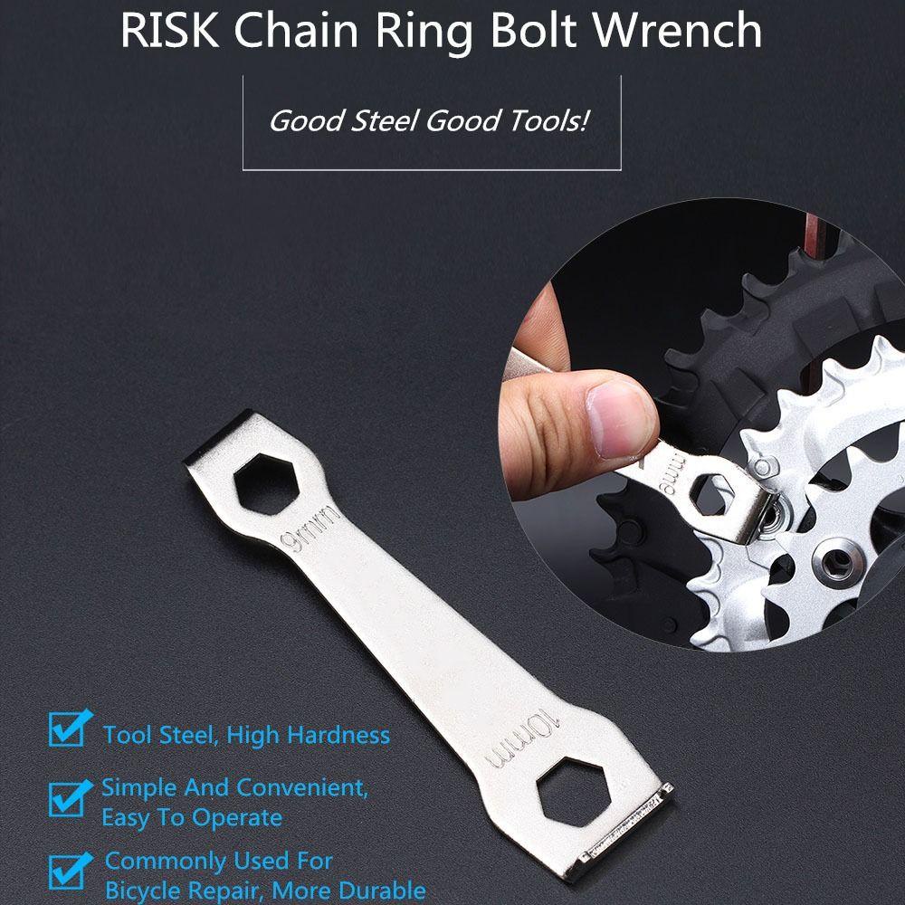 Lanfy Chainring Bolt Spanner Portable MTB Cycling Bicycle Repair Tools Alat Melepas Kunci Pas Sepeda